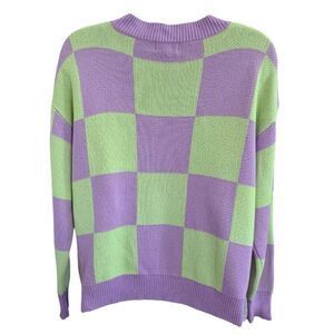 Anniewear Checkered Sweater Size S